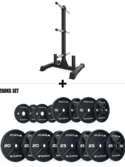 Armored Rhino Set I Rhino Hantelscheibenablage & 260kg Iron Plates
