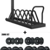 Armored Tusker Set I Hantelscheibenablage & 260kg Classic Iron Plates