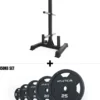 Armored Rhino Set 4H I Rhino Hantelscheibenablage & 157.5kg 4H Iron Plates