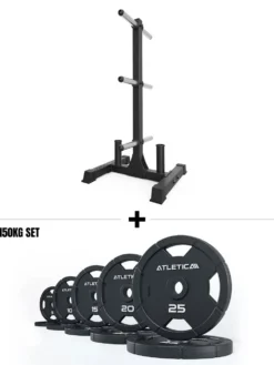 Armored Rhino Set 4H I Rhino Hantelscheibenablage & 157.5kg 4H Iron Plates