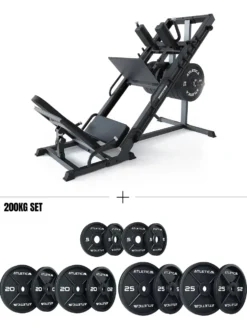 Atlas Set | Beinpresse Hackenschmidt & 200kg Iron Plates