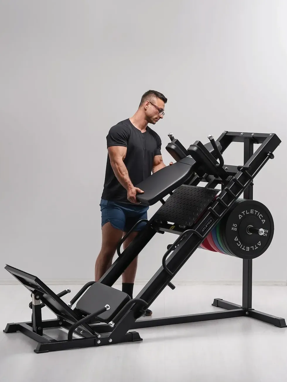 Atlas Set | Beinpresse Hackenschmidt & 200kg Iron Plates