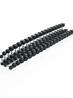 B15 Starter Set | Gamma Chrome | 220kg Plates | Hexagon 2.5-25kg