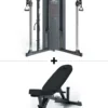 Compact Set | X-Five Low Kabelzugstation & B4 Hantelbank