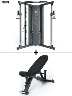 Compact Set | X-Five Low Kabelzugstation & B4 Hantelbank