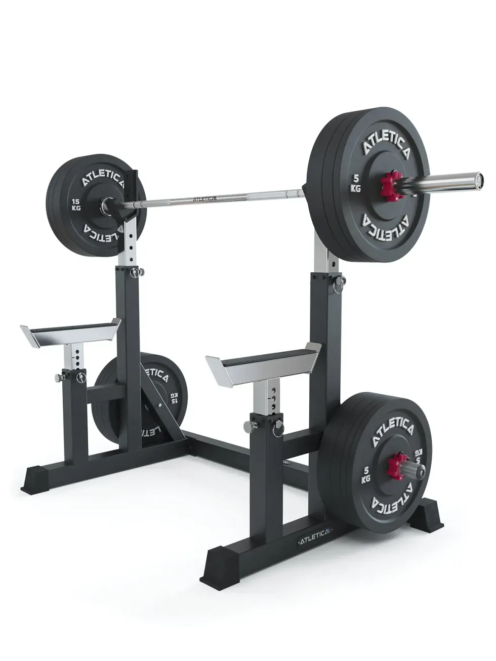 Dome Squat Rack SET | Gamma Langhantel | 120kg Iron Plates