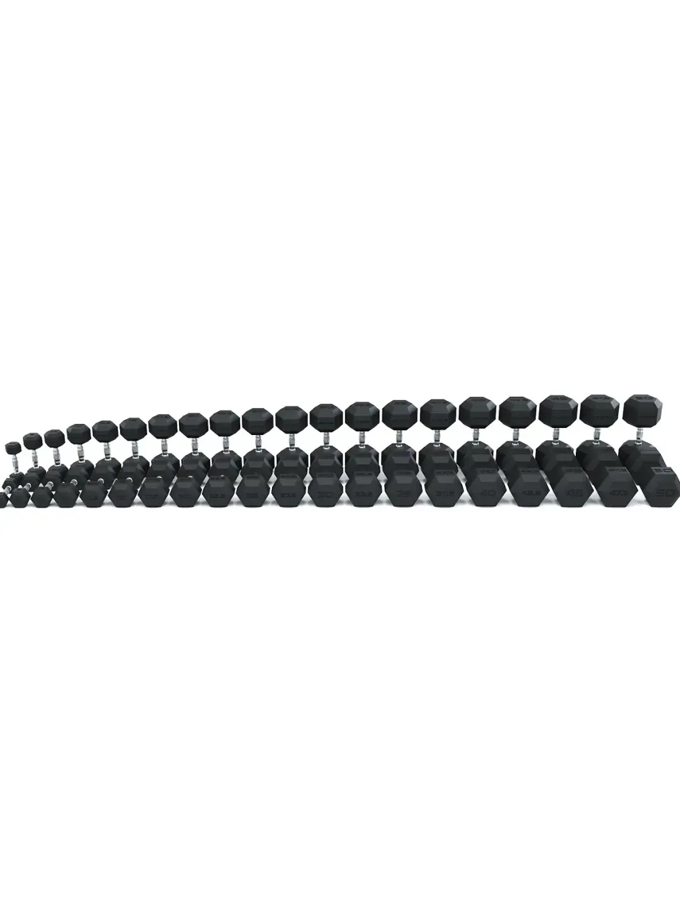 Hexagon Hantel Set | 2.5 - 50 kg