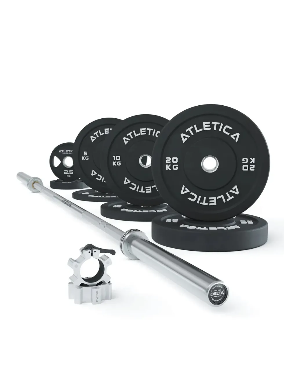 Langhantel Set | Delta HighRep | 75kg Bumper Plates
