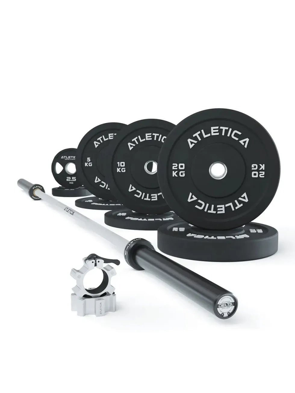 Langhantel Set | Delta HighRep | 75kg Bumper Plates