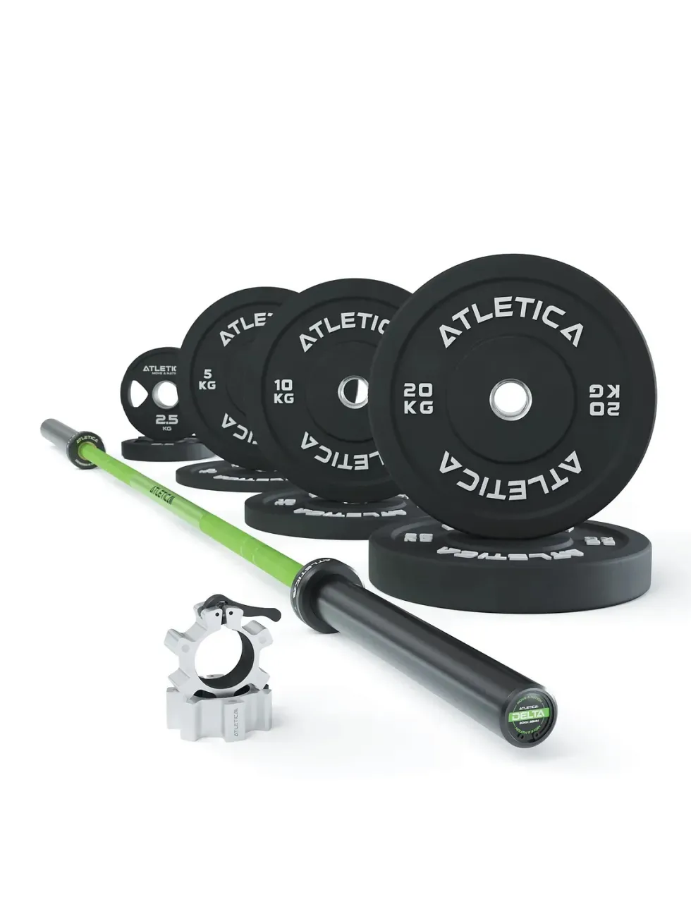 Langhantel Set | Delta HighRep | 75kg Bumper Plates