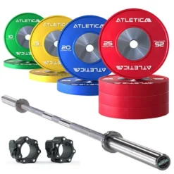 Langhantel Set Alpha I Competition Plates 190kg I Pro Verschlüsse