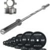 Langhantel Set Beta Chrome I Iron Plates 157.5kg I Aluminiumverschlüsse Chrome