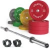 Langhantel Set l Alpha I Color Bumper Plates 190kg I Pro Verschlüsse