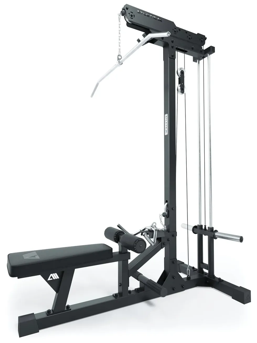 Latzug mit Ruderstation | Plate-Loaded | 3H Gripper Plates 90kg SET