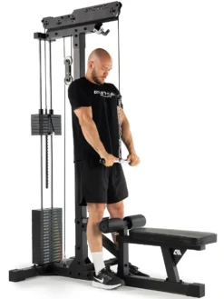 Latzug mit Ruder-Station | 224cm Höhe