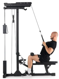 Latzug mit Ruder-Station | 224cm Höhe