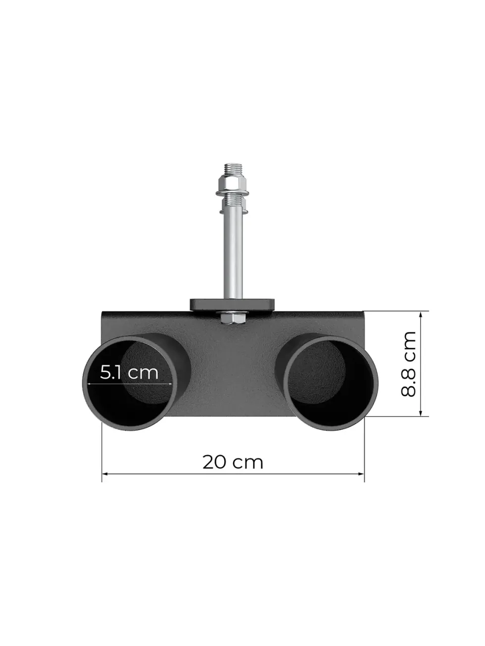 R8 Double Bar Holder