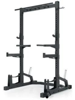 R7 Half Rack SET | Delta Dark Blue | Bumper Plates 70kg | B6 Hantelbank