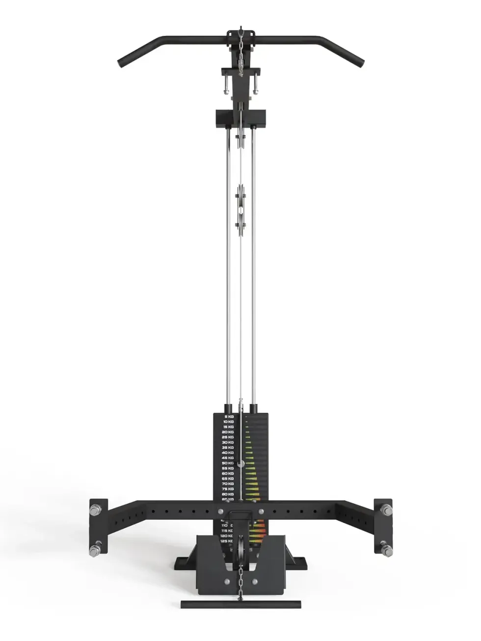 R8 Latzug mit Rudereinheit | 125kg Weight Stack