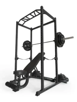 R5 Nolat SET | Power Rack | 100kg Iron Plates | Sigma Langhantel | B4 Leather | 213cm