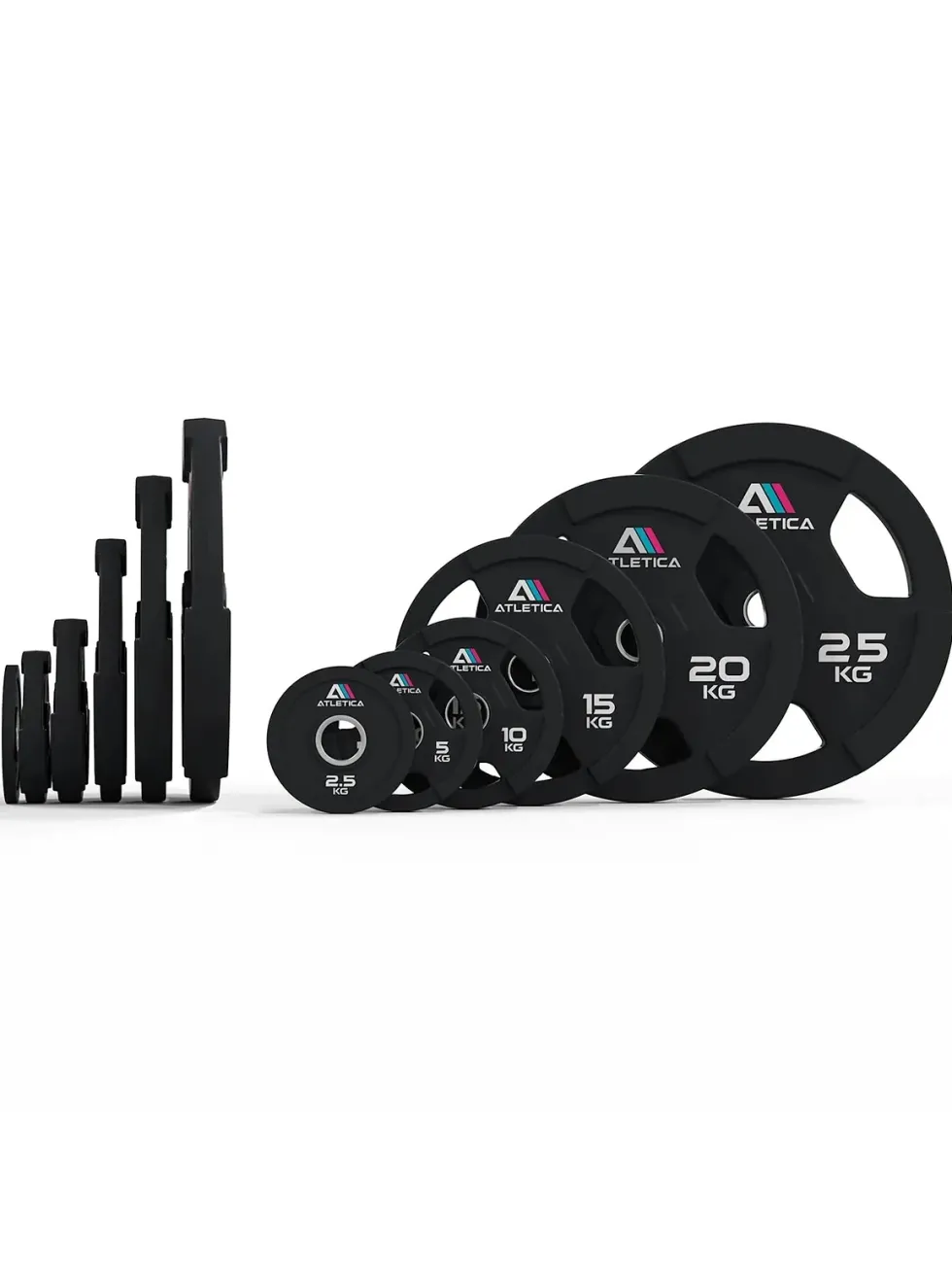Rhino Grip Set 3H I 155kg 3H Gripper Plates & Rhino Hantelscheibenablage