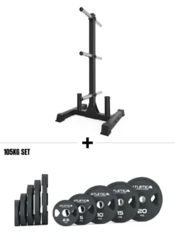 Rhino Grip Set 2H I 105kg 2H Gripper Plates & Rhino Hantelscheibenablage