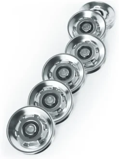 Seilrollen | Aluminium | 90mm | 6 Rollen