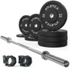 Set Inox + Bumper Plates 110kg