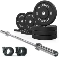 Set Inox + Bumper Plates 110kg