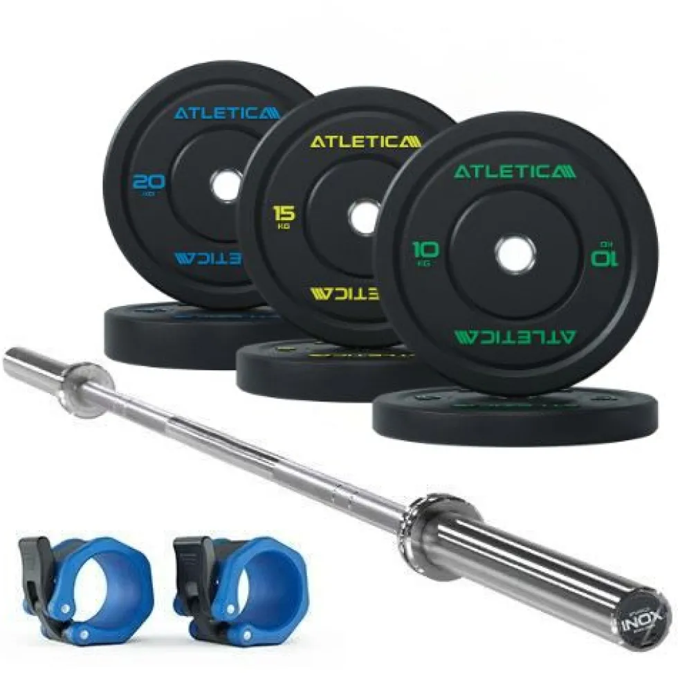 Set Inox + High Temp Bumper Plates 90kg