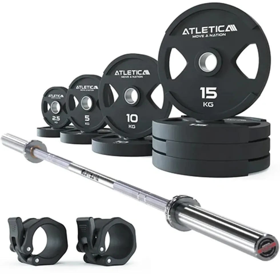 Yota Langhantel | 2H Gripper Plates 95kg | Kautschuk Hantelverschlüsse